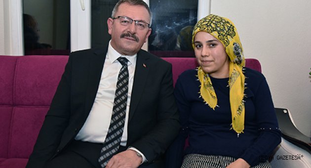 BAŞKAN AYDIN, BETÜL'ÜN BİR TALEBİNİ DAHA YERİNE GETİRDİ
