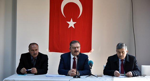 BAŞKAN AYDIN, MUHTARLARLA İSTİŞARE TOPLANTISI YAPTI