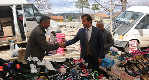 BAŞKAN BOZDAĞ; KAPALI PAZAR YERİ ÇALIŞMASINI YERİNCE İNCELEDİ