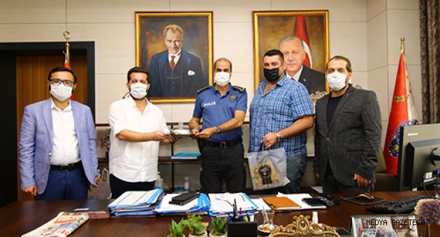 Başkan Büyükdereli'den Müdür Cebeloğlu'na Ziyaret