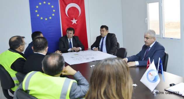 BAŞKAN ERKOÇ, İNŞAAT ÇALIŞMALARINDA İNCELEMELERDE BULUNDU