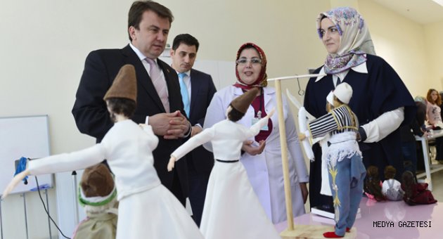 BAŞKAN ERKOÇ’TAN ATÖLYELERİ İNCELEME