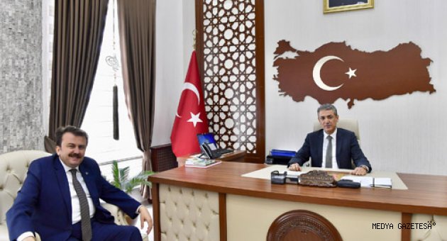 BAŞKAN ERKOÇ’TAN ELBİSTAN KAYMAKAMLIĞINA ZİYARET