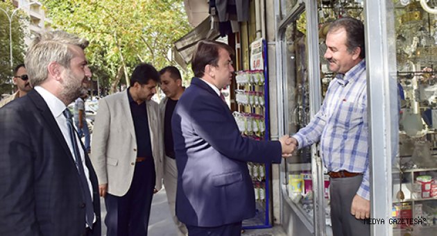 BAŞKAN ERKOÇ’TAN ESNAF ZİYARETLERİ
