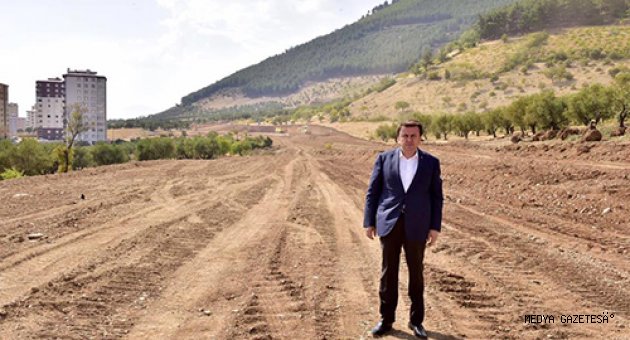 BAŞKAN ERKOÇ, YENİ BULVARDA İNCELEME