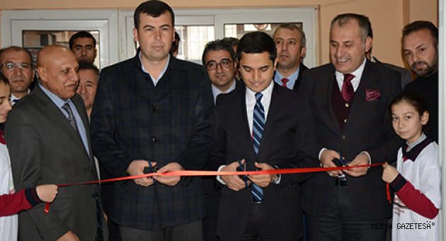 BAŞKAN KIZILSEKİ, KÜTÜPHANE AÇILIŞINDA