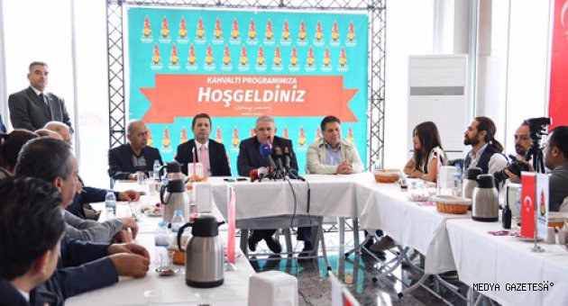 Başkan Mahçiçek, Basın Mensuplarıyla Kahvaltıda Buluştu