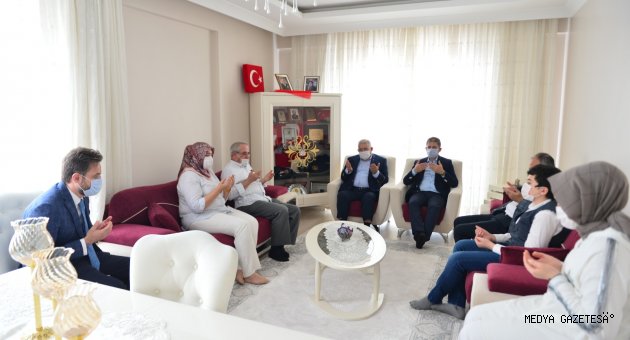 Başkan Mahçiçek, “Bayram, Şehit Ailelerimizin Yanında Güzel”
