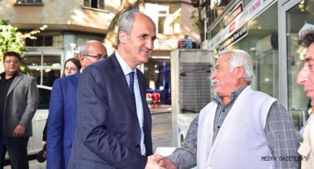 BAŞKAN OKAY’DAN FEVZİPAŞA MAHALLESİ SAKİNLERİ VE UZUNOLUK CADDESİ ESNAFINA ZİYARET