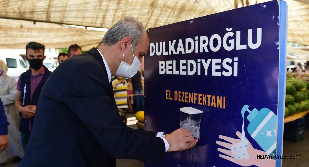 BAŞKAN OKAY’DAN PANDEMİ DENETİMİ