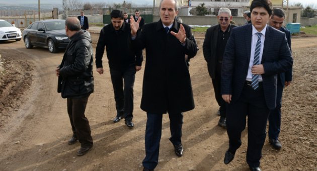 BAŞKAN OKAY, HİZMETİ YERİNDE İNCELEDİ