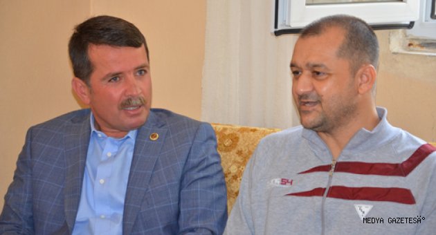 BAŞKAN 'OKUMUŞ'DAN' GAZİMİZE ZİYARETİ