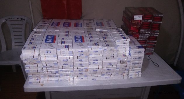 Bavullarından kaçak sigara ve elektronik sigara kartuşu bulunan 2 yolcu yakalandı
