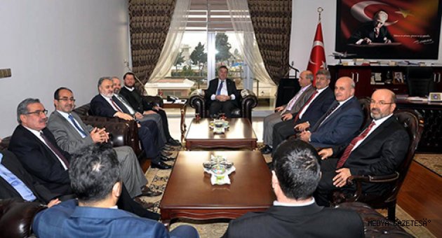 BÖLGE İL MÜFTÜLERİ OSMANİYE VALİSİNİ ZİYARET ETTİ