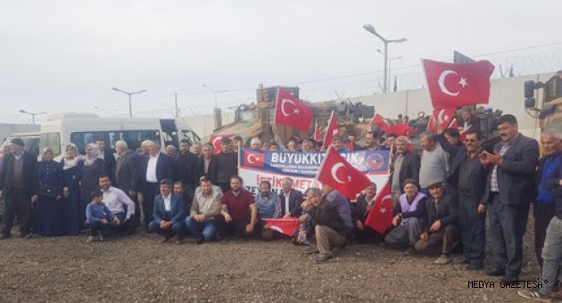 BÜYÜKKIZILCIKLILAR DA ARFİN SINIRINA ÇIKARMA YAPTI