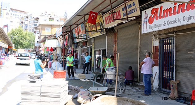 BÜYÜKŞEHİR’DEN BAZALT DÖŞEMESİ