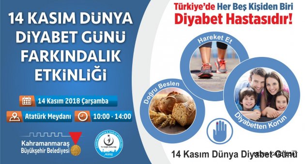BÜYÜKŞEHİR’DEN DİYABET ETKİNLİĞİ