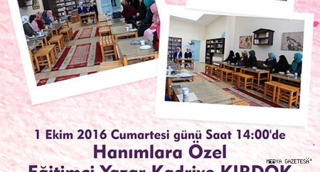 BÜYÜKŞEHİR’DEN HANIMLARA KİTAP OKUMA GÜNÜ