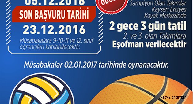 BÜYÜKŞEHİR’DEN ÖDÜLLÜ TURNUVA