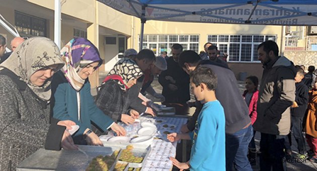 BÜYÜKŞEHİR’DEN ÖĞRENCİLERE ÇORBA İKRAMI