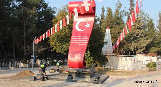 BÜYÜKŞEHİR’DEN ŞEHİTLİK ANITI