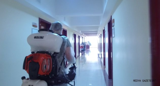 Büyükşehir’den sınav öncesi dezenfekte