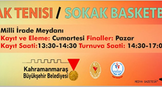 BÜYÜKŞEHİR’DEN SOKAK TURNUVASI