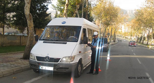 BÜYÜKŞEHİR SERVİSLERİ DENETLİYOR