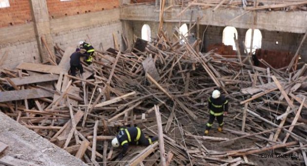 Cami İnşaatında Göçük: 1'i Ağır 5 Yaralı