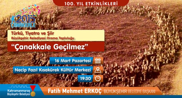 ÇANAKKALE’NİN 100. YIL COŞKUSU