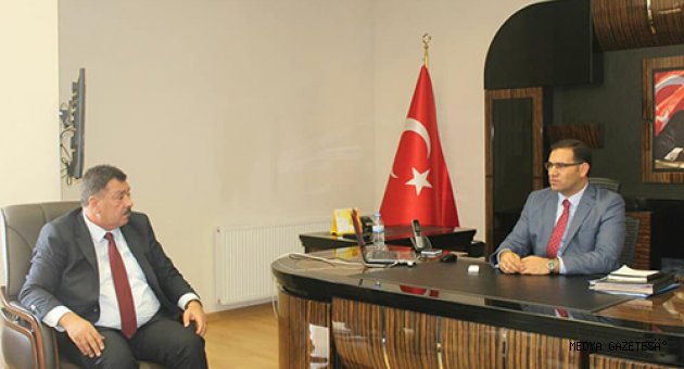 Çeleğen’den Kaymakama Hayırlı Olsun Ziyareti