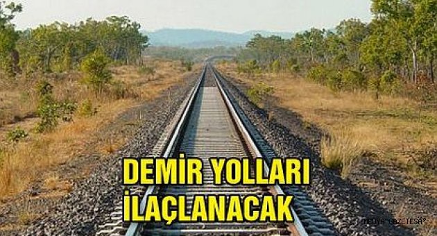 DEMİRYOLU HATLARINDA İLAÇLAMA VE OT TEMİZLEME ÇALIŞMASI