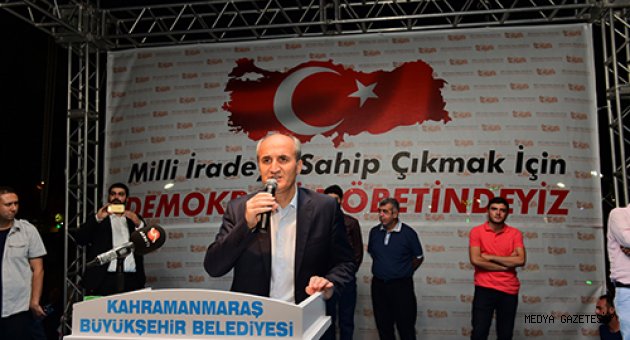 DEMOKRASİ NÖBETİMİZ İKİNCİ BİR EMRE KADAR SÜRECEK