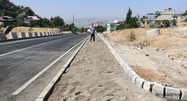 Dereli Mahallesi yolu tamamlanıyor
