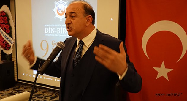 DİN BİR SEN GENEL BAŞKANI ÖZDEMİRDEN YAKIŞMAYAN TAVIR