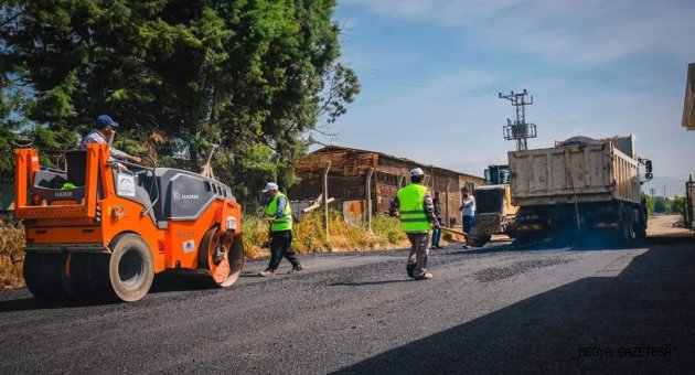 DULKADİROĞLU’NDA ASFALT VE KİLİT PARKE ÇALIŞMALARI