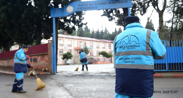 DULKADİROĞLU’NDAN OKULLARA ÖZEL ÇALIŞMA