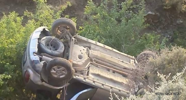 EKİNÖZÜ YOLUNDA TRAFİK KAZASI