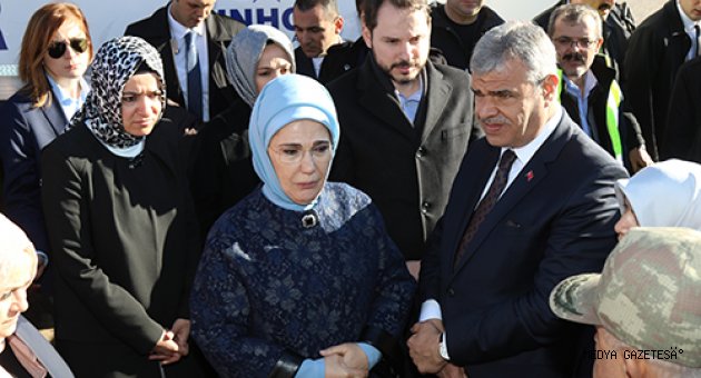 EMİNE ERDOĞAN SİİRT’İN ŞİRVAN İLÇESİNDE