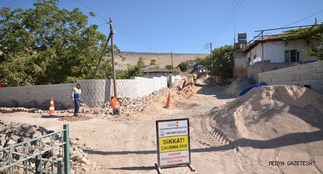 EVRİ MAHALLESİNDE İÇME SUYU ÇALIŞMALARI TAMAMLANDI