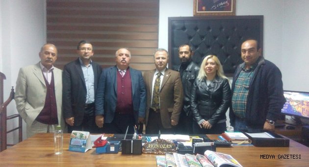 GAZETECİLERDEN 112 AÇM MÜDÜRLÜĞÜNE ZİYARET