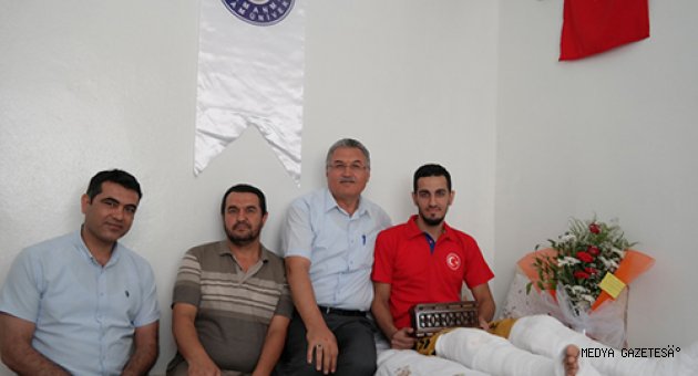 Gazimiz İsmet Doğan’ı Baba Ocağında Ziyaret Etti