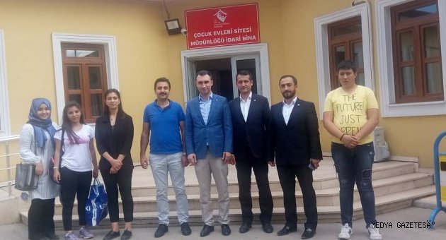 GENÇLİK HAFTASINDA ÜLKÜ OCAKLARI' NDAN ÇOCUK EVLERİ SİTESİ'NE ANLAMLI ZİYARET