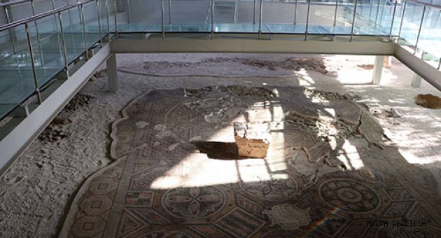 Germanicia Antik Kenti'nde sergilenen mozaik alanları artıyor