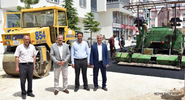GÖKSUN BELEDİYESİ SICAK ASFALT ÇALIŞMALARINA BAŞLADI