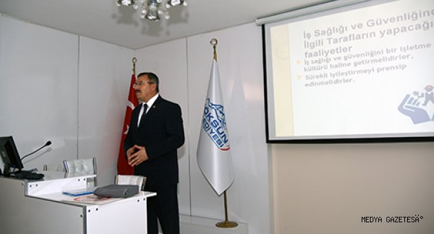 Göksun’da İş Sağlığı ve Güvenliği Eğitimi Yapıldı