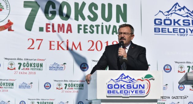 Göksun Elma Festivalinin 7.si Coşkuyla Yapıldı