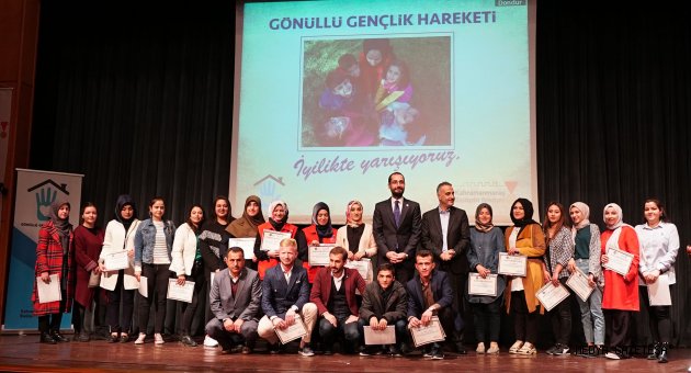 Gönüllü Gençlere Katılım Belgesi