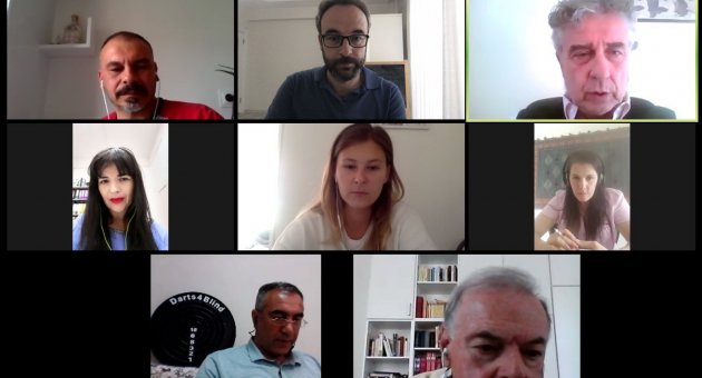 Görme Engelliler İçin Geliştirilen Erasmus+ DARTS4BLIND Proje Toplantısı Video Konferans Yöntemiyle Gerçekleştirildi