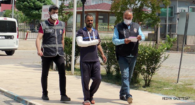 Hatay'da polisten kaçan cezaevi firarisi çatıdan düşerek yaralandı